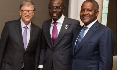 Sanwoolu, Gates and Dangote