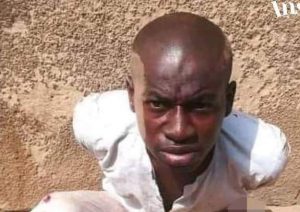 stabbing his mother to death