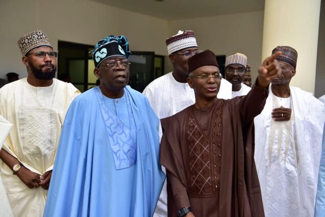Bola Tinubu With Gov. El-Rufai