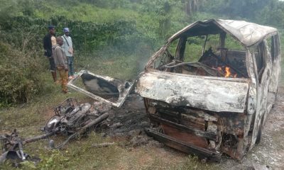 Vehicle Run Into Ditch In Ekiti