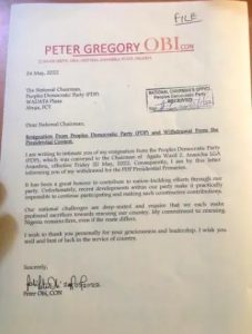 Peter Obi Dumps