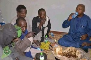 Shittima Eating With Boko Haram Members