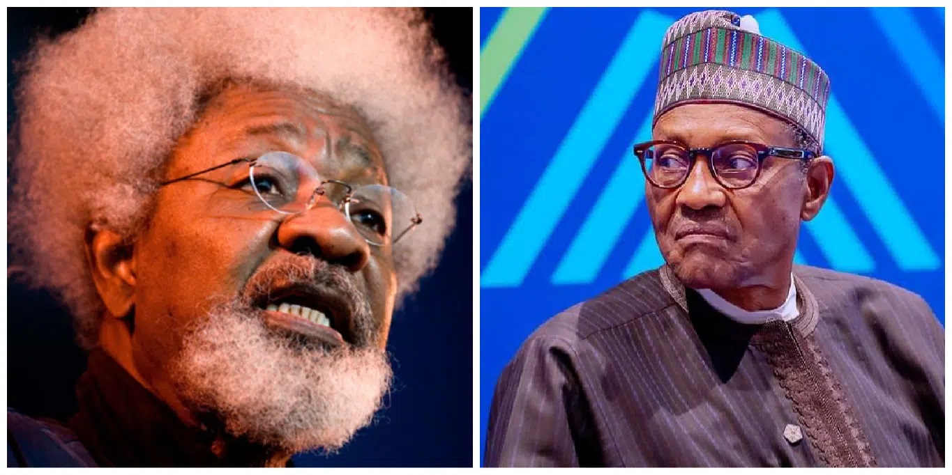 Wole Soyinka and Muhammadu Buhari