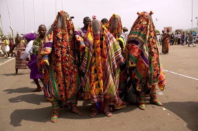 Masquerades Invade Church