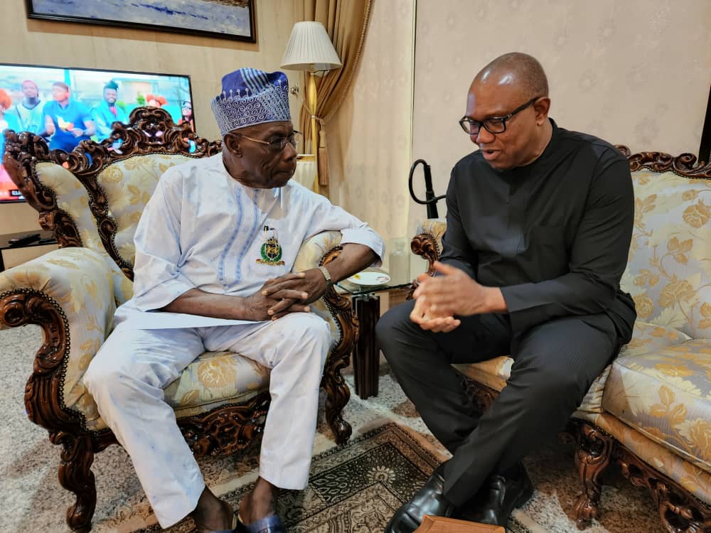 Peter Obi Holds Another Meeting With Obasanjo