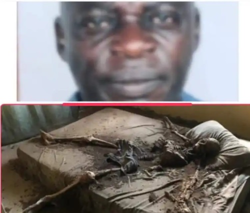 LANDLORD FOUND IN HIS ROOM AFTER FOUR YEARS