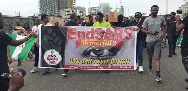 #Endsars