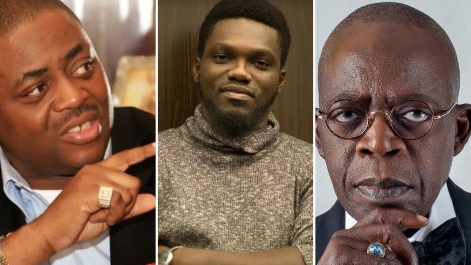 Tinubu, Fani-Kayode and David Hundeyin