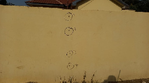 stray bullet discharged