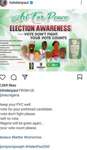 'Vote Don't Fight'