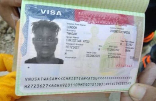 Christian Atsu’s Passport