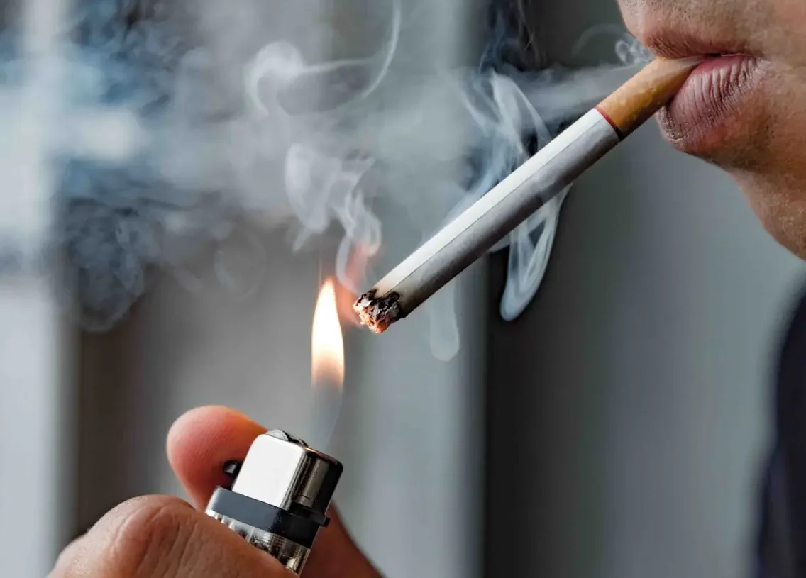 Tobacco smoke annually