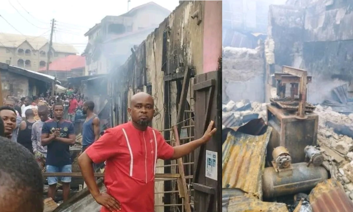 Aba Market On Fire