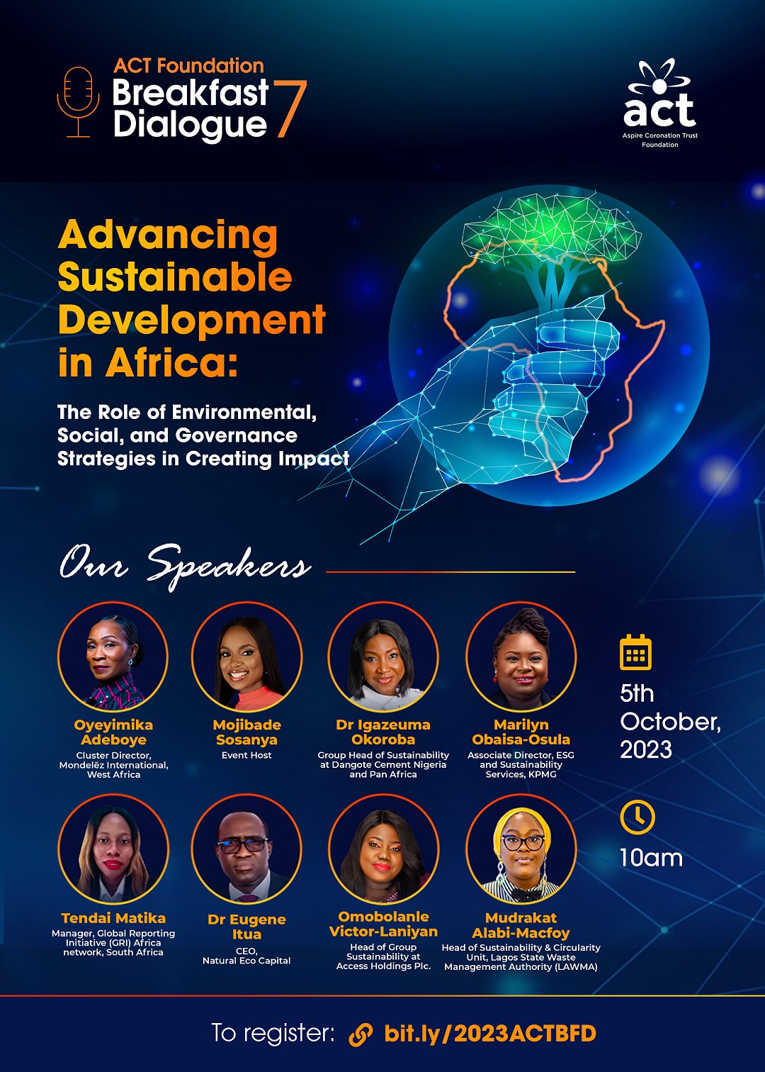 7th ACT Foundation Breakfast Dialogue Announcement Flyer