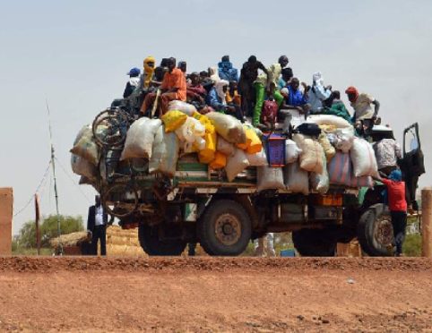Overloaded Truck Crashes