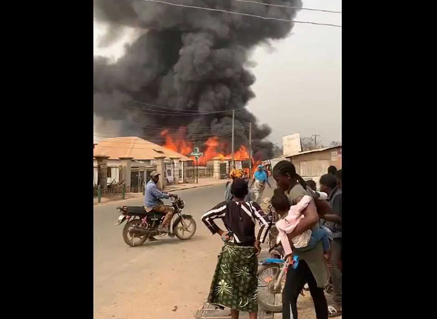 Tension As Fire Breaks Out In Ibadan