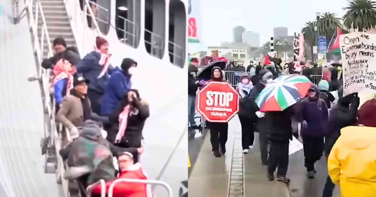 800 American Pro-Palestinians Chain