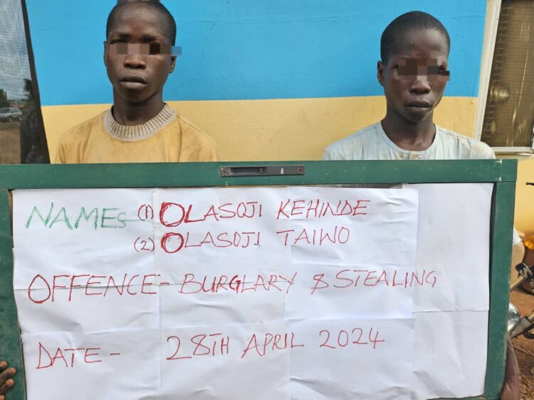 Olasoji Kehinde and Olasoji Taiwo