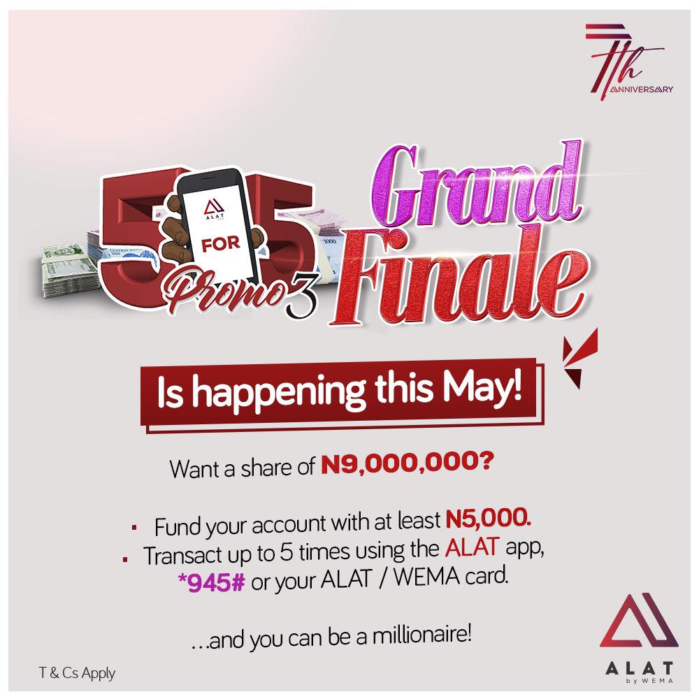 WEMA BANK 5 FOR 5