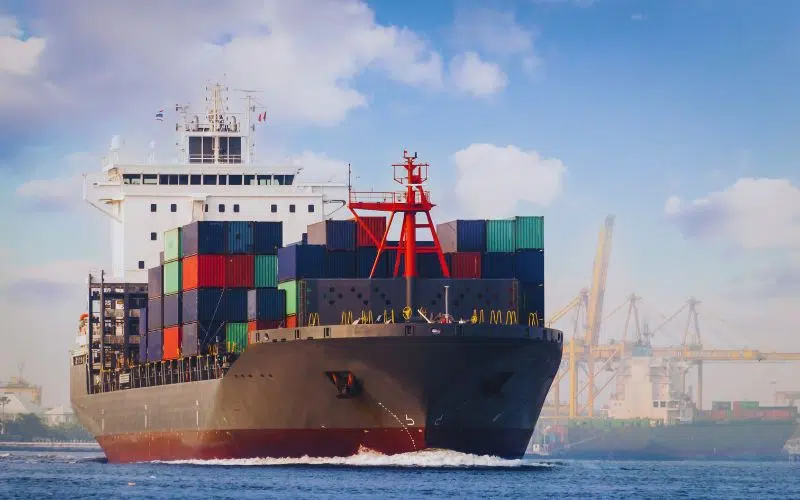 Two Chinese Container Ships
