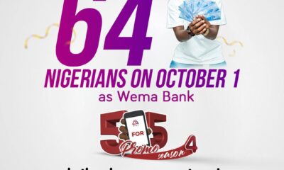 Wema Bank 5 for 5 Promo