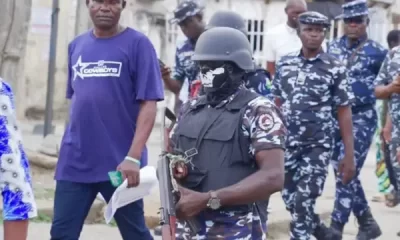 Protesters Reject Police Escort,