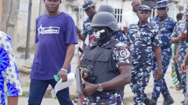 Protesters Reject Police Escort,