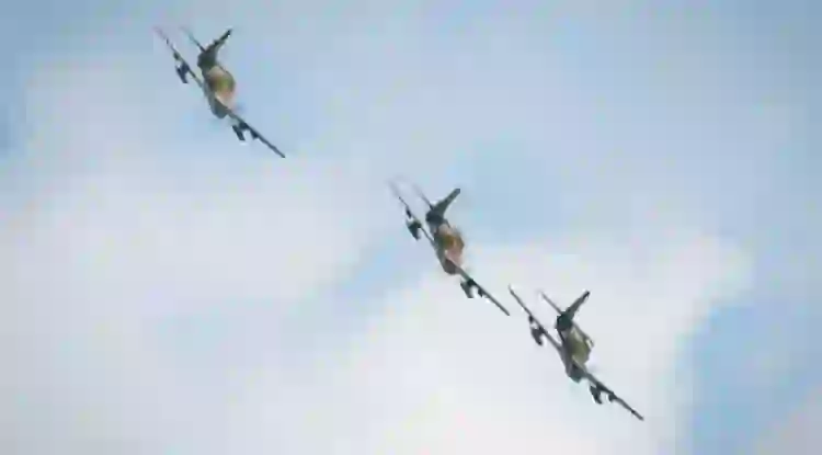 NAF intensifies strikes, eliminates terrorists and destroys hideouts in Borno