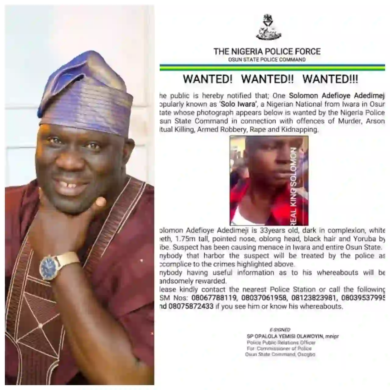 Group Raises Alarm Over Wanted Suspect Allegedly Moving Freely, Petitions IGP for Urgent Probe