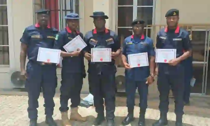 NSCDC ANAMBRA STATE COMMANDANT HAILS OFFICERS ON COMPLETION OF VIP/EXECUTIVE PROTECTION TRAINING