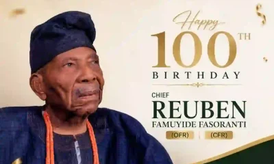 SANWO-OLU CONGRATULATES AFENIFERE LEADER, REUBEN FASORANTI AT 100