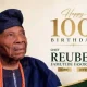 SANWO-OLU CONGRATULATES AFENIFERE LEADER, REUBEN FASORANTI AT 100