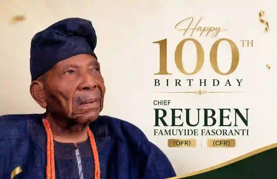 SANWO-OLU CONGRATULATES AFENIFERE LEADER, REUBEN FASORANTI AT 100