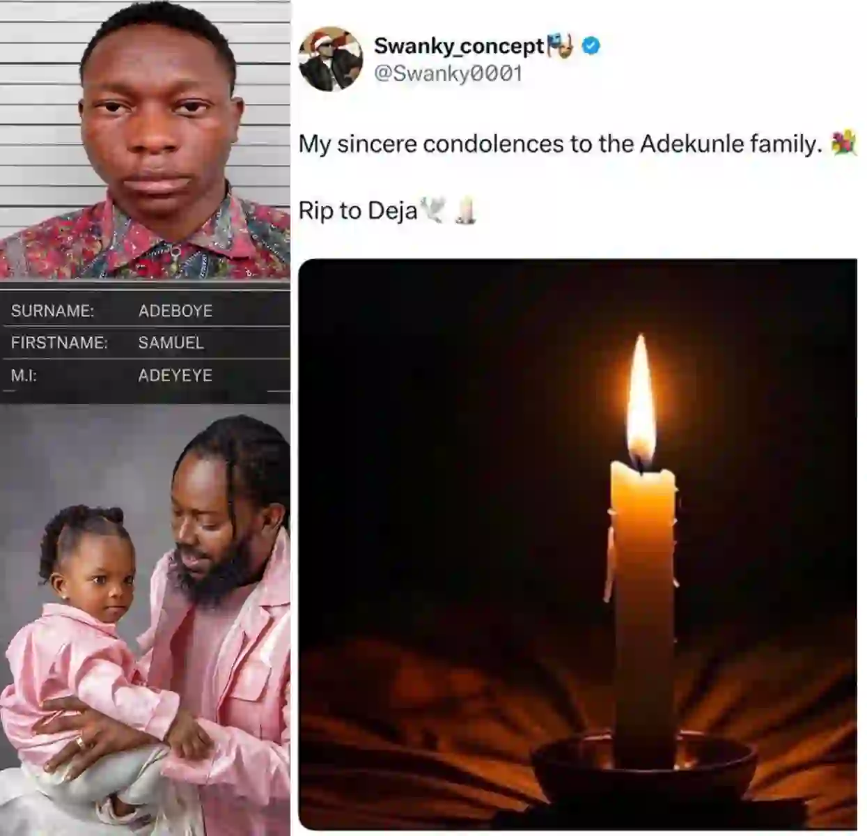 Man Jailed Two Years for False Tweet About Adekunle Gold’s Daughter