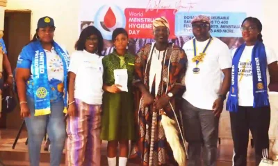 Rotary Clubs and Partners Commemorate World Menstrual Hygiene Day with 400 Students in Abule Iroko, Ogun State