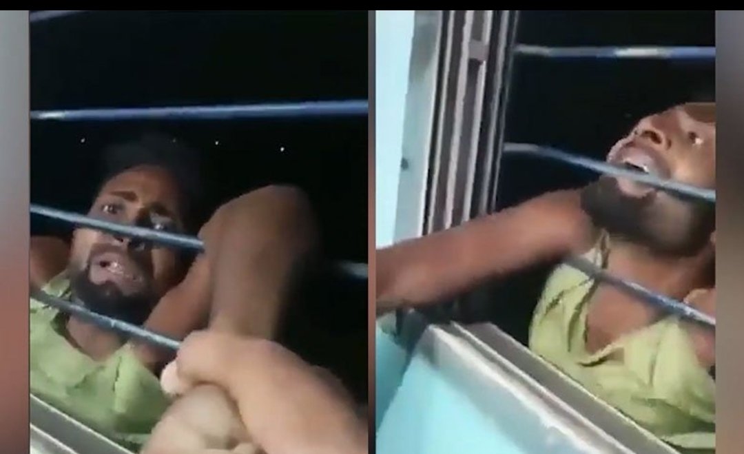 DRAMA ON THE RAIL: THIEF LEFT DANGLING FROM MOVING TRAIN AFTER FAILED PHONE SNATCH