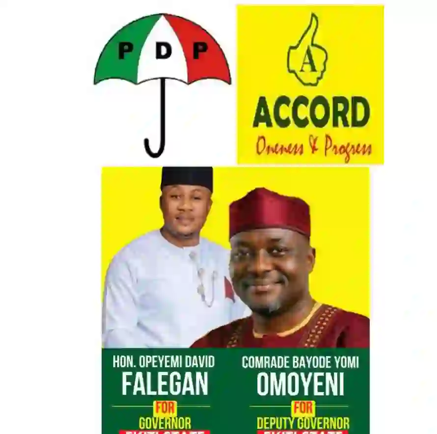 Ekiti 2026: Accord Party Deputy Governorship Candidate Withdraws, Defects to PDP