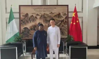 Tegbe Holds Strategic Talks with Chinese Ambassador on Expanding Nigeria-China Cooperation in Power, Infrastructure and Industrial Development.